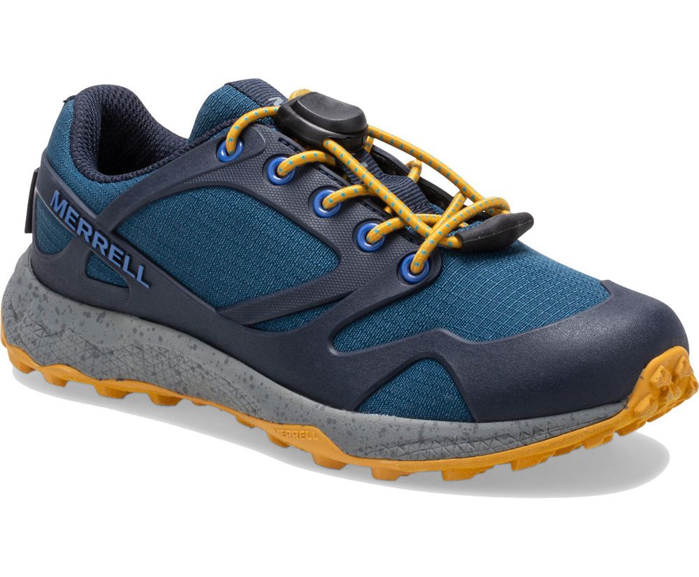 Buty Sportowe Merrell Dziecięce Granatowe - Altalight Niskie A/C Waterproof - 831097-LMA